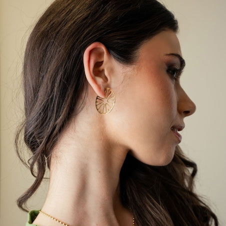 Juicy Citrus Rind Earring (MODEL 4)
