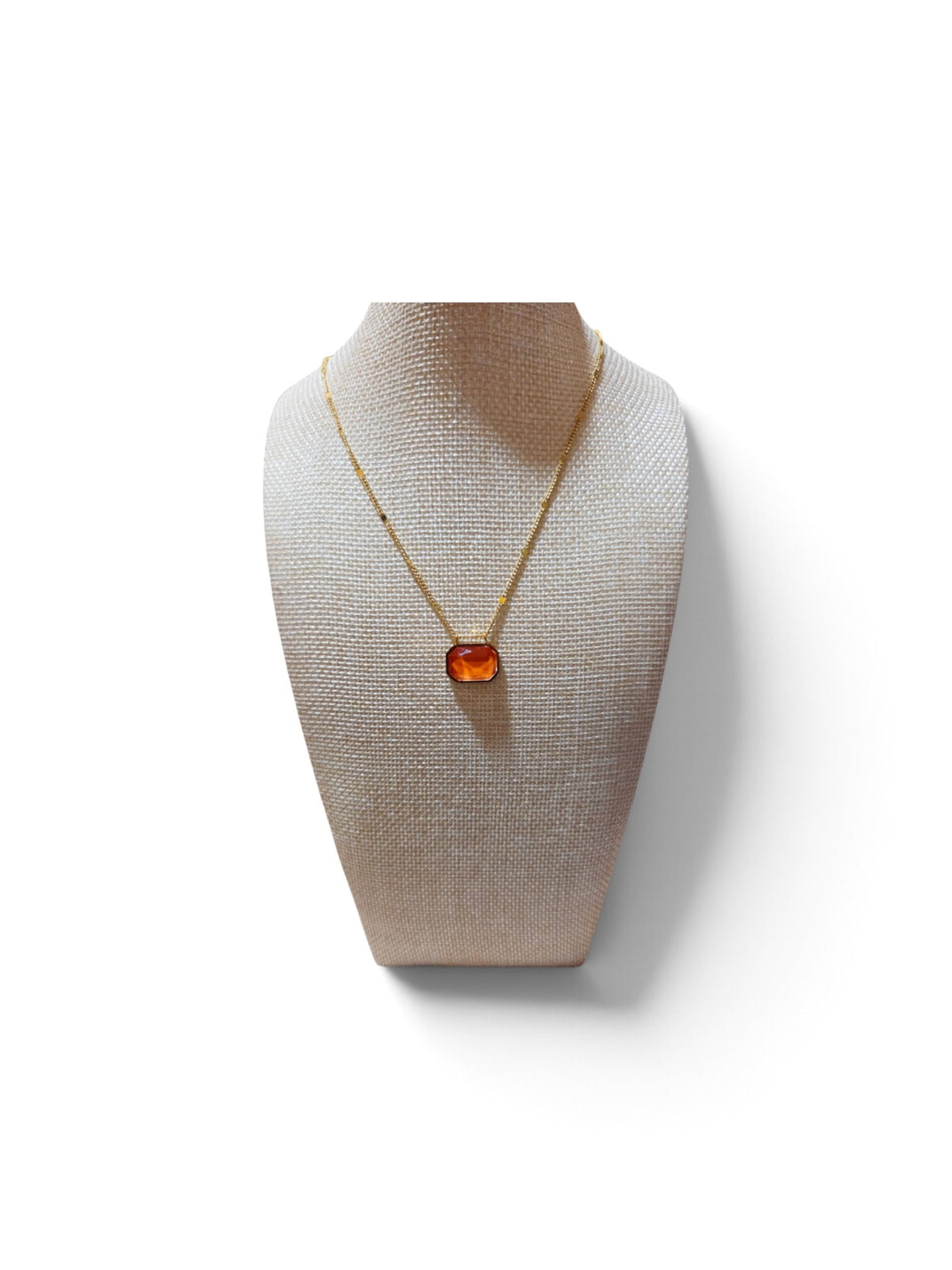 Pixels Spark Necklace (Available in orange or fuchsia)