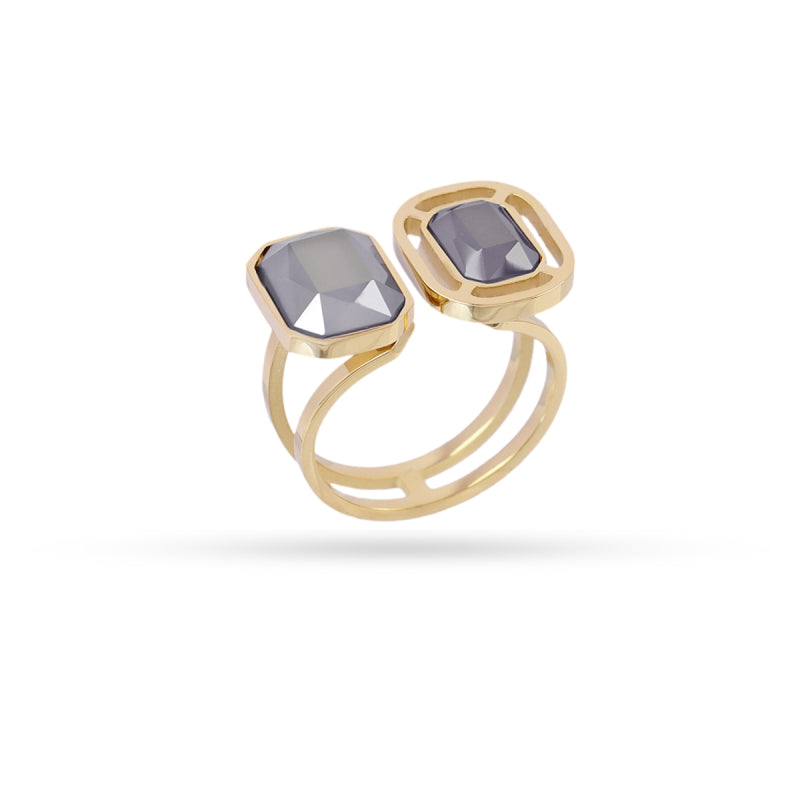 Pixels Ring (Available in gray, pink or yellow)