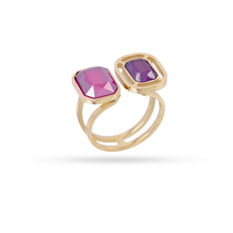 Pixels Ring (Available in gray, pink or yellow)