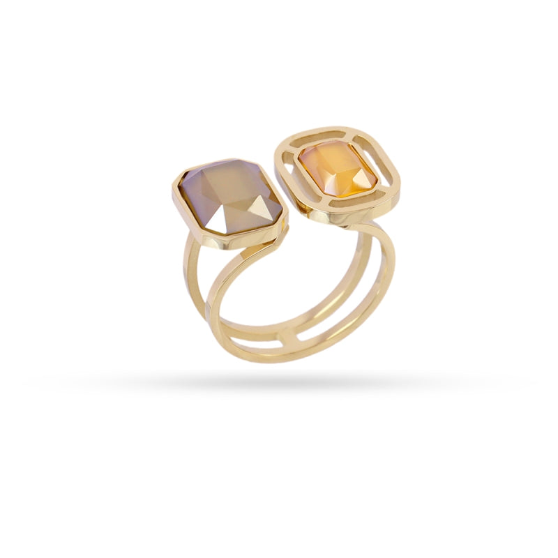 Pixels Ring (Available in gray, pink or yellow)