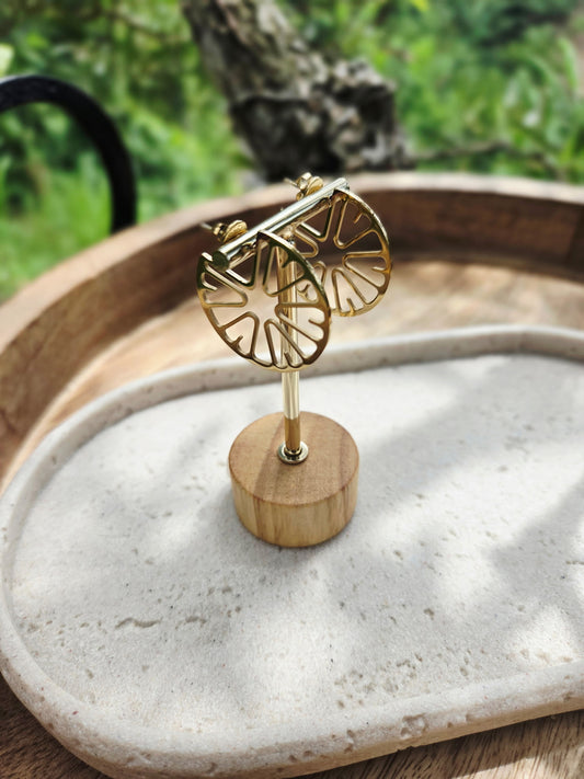 Juicy Citrus Rind Earring (MODEL 4)