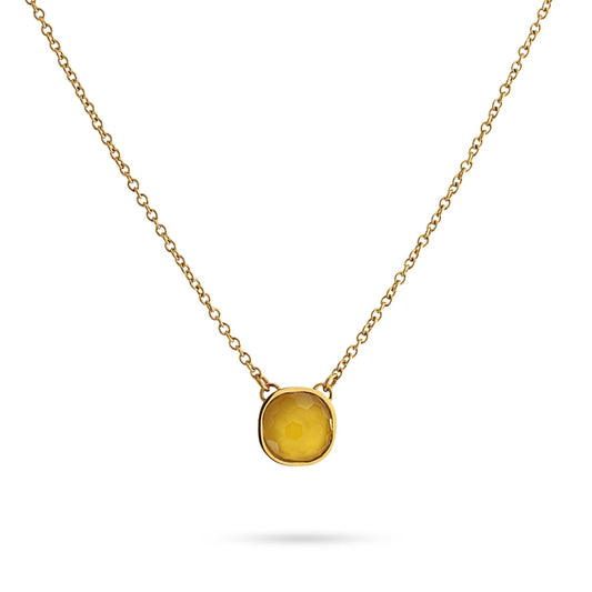 Augusta Necklace (Available in yellow and red)