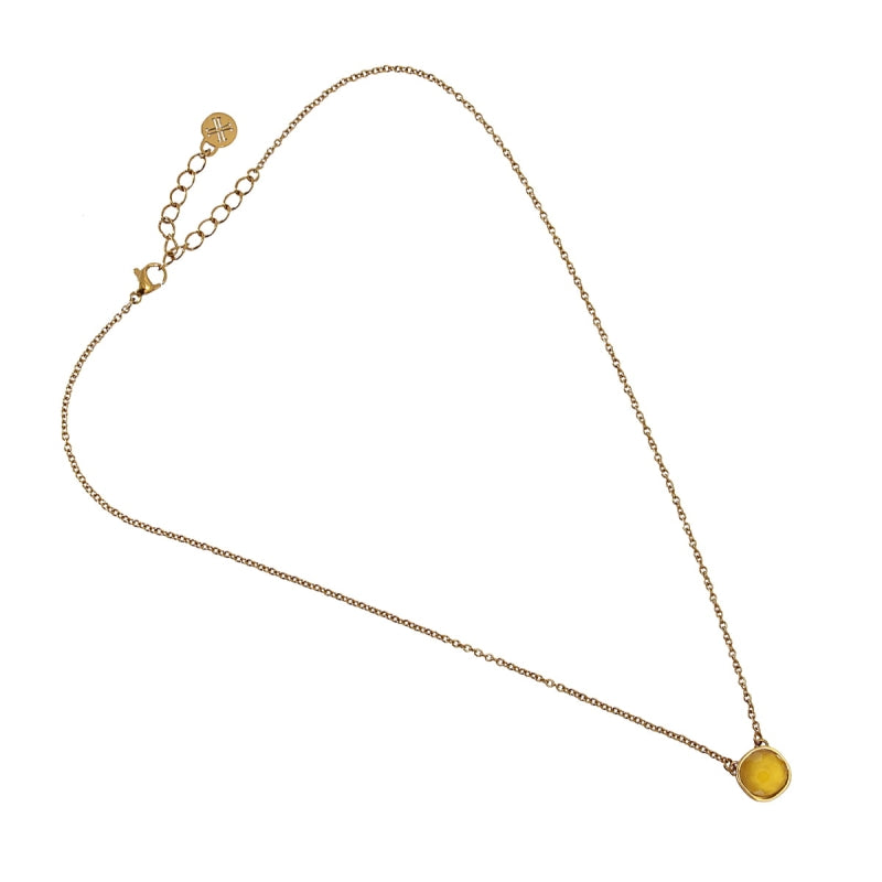Augusta Necklace (Available in yellow and red)