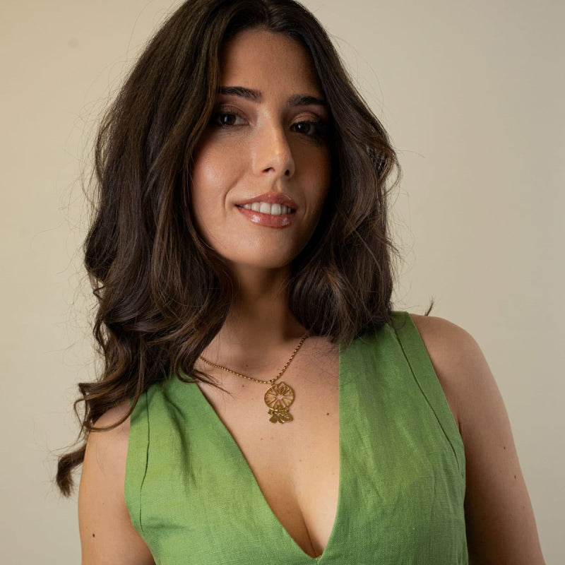 Citrus Peel Necklace