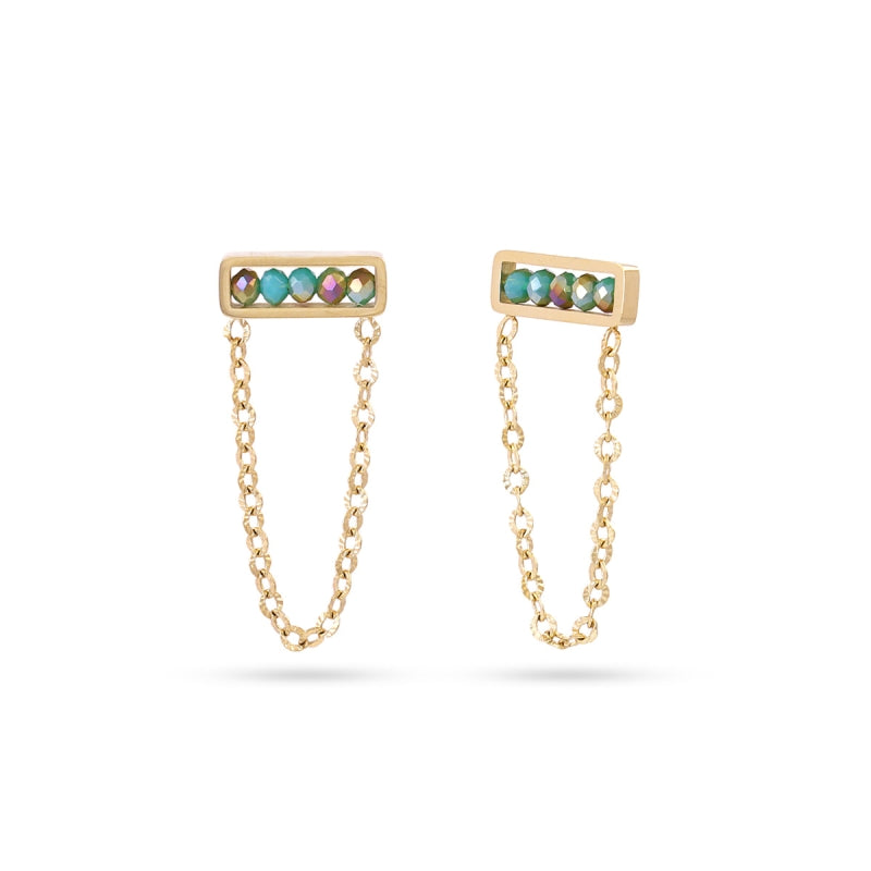 Levity Blinky Earrings (Available in blue or black)