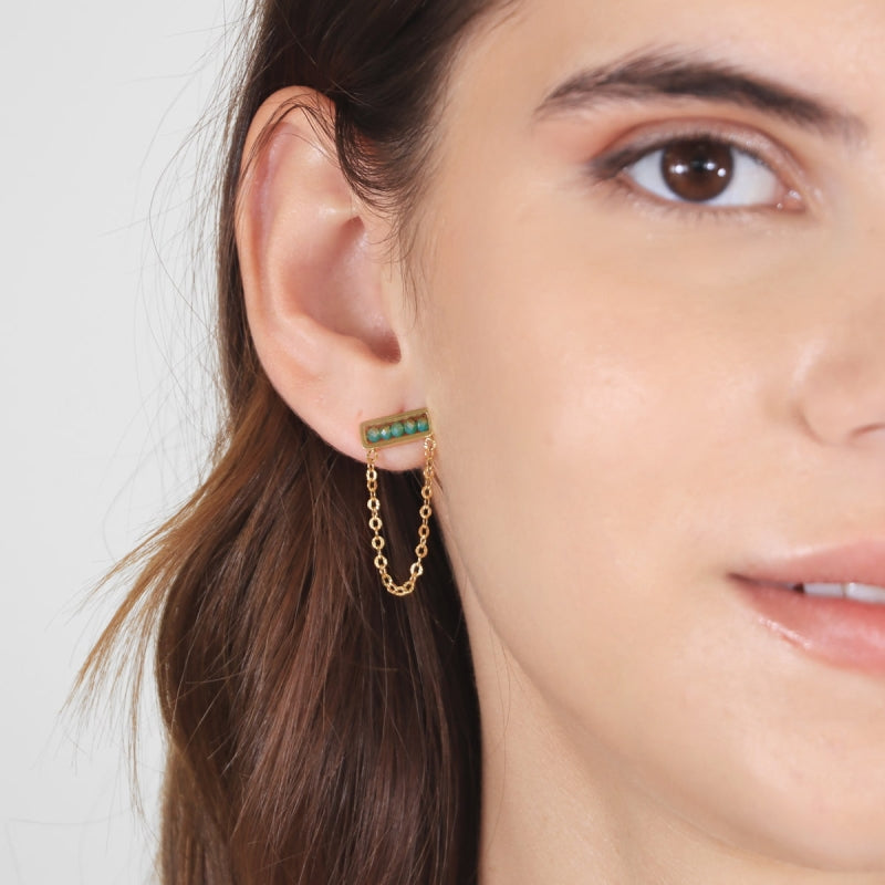 Levity Blinky Earrings (Available in blue or black)