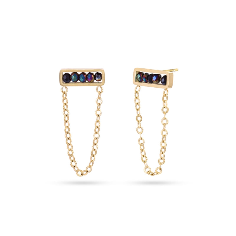 Levity Blinky Earrings (Available in blue or black)