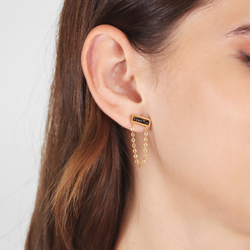 Levity Blinky Earrings (Available in blue or black)