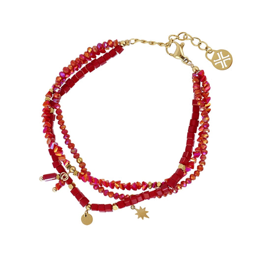 Multi Charm Spirit Stones Bracelet