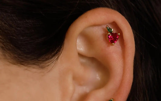 Strawberry Bloom Piercing
